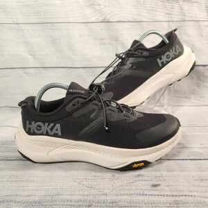 Hoka Transport Women's 9 Cordura Vibram Hiking Walking Shoes 1164371 BKLB